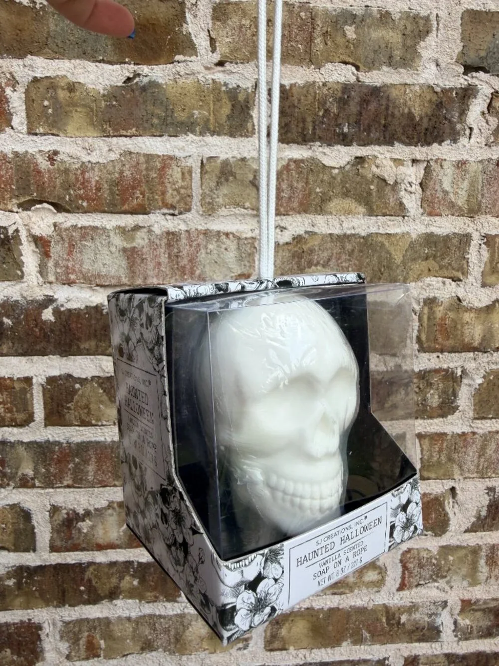 BRAND NEW SKULL Soap on a Rope